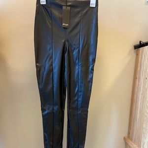 NWT Black Leather Pants